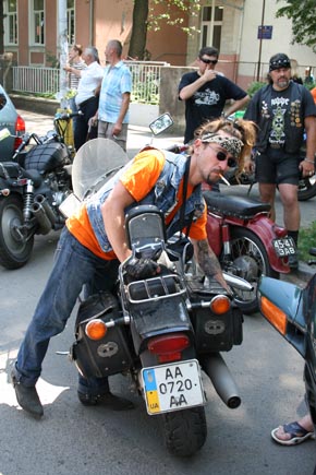Music bike Ukraine 2008. Фестиваль байкеров в Ужгороде